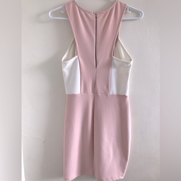 Alt. B Pastel Pink Dress with White Accents - Picture 3 of 3